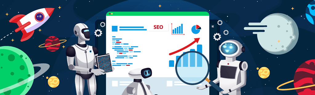 Graphic for the AI SEO post