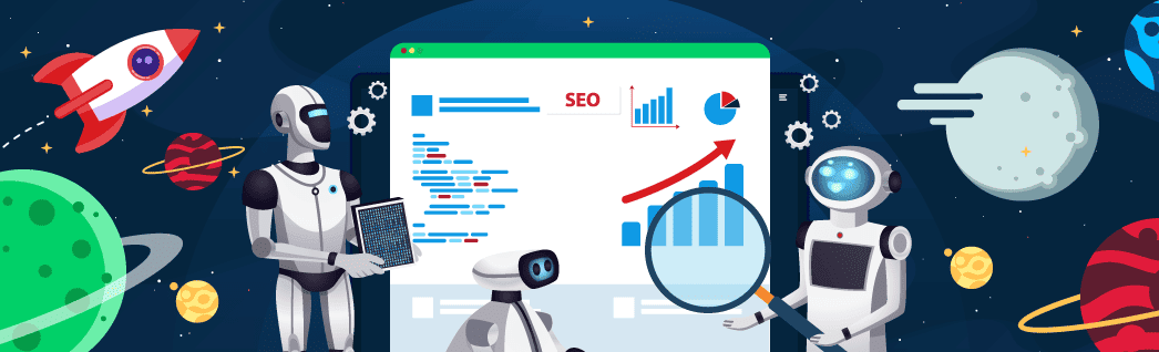 Graphic for the AI SEO post