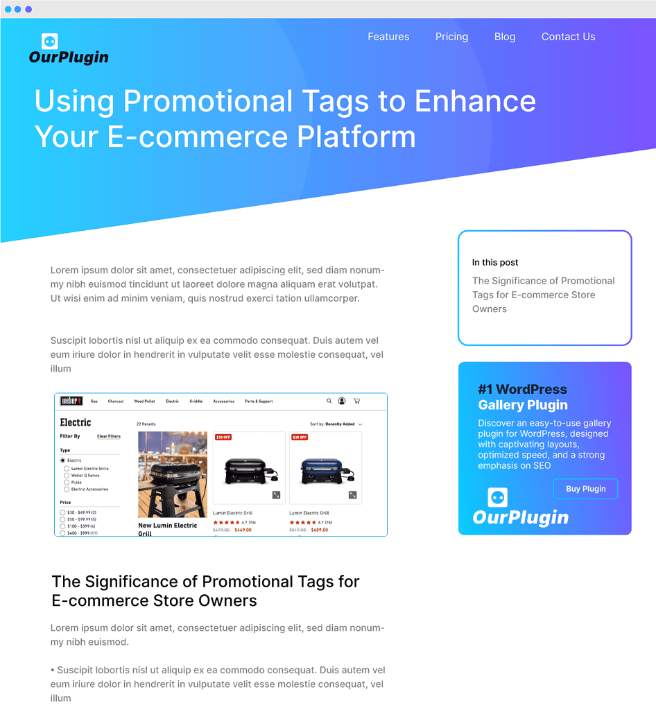 Screenshot of a website