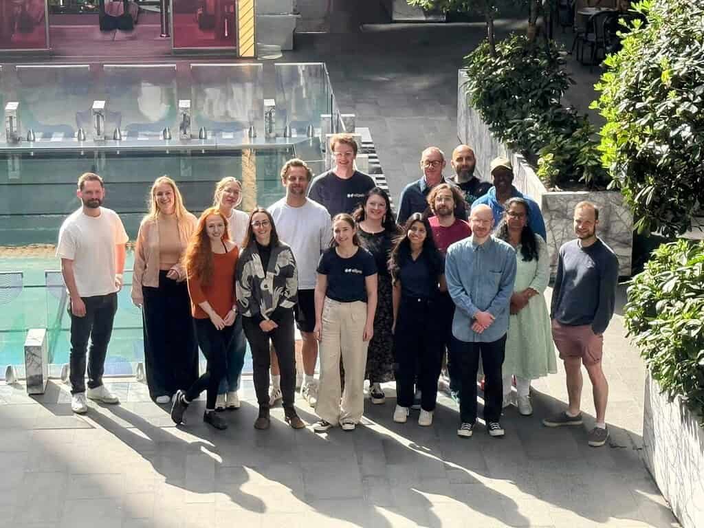 The obligatory team photo